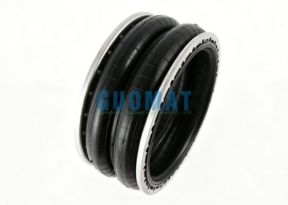 215 Double Air Bellow W01-358-7230 Firestone Air Spring Ribbed Neck Aluminum Bead Rings