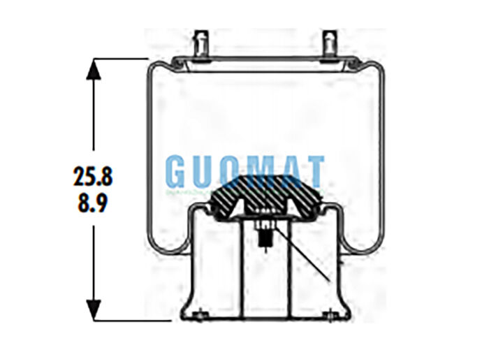 1R14-201 Système de suspension pneumatique pour camions lourds Goodyear à ressort pneumatique 566-28-3-020
