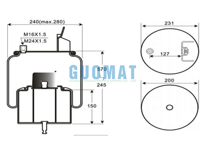 6630NP01 Assemblage de coussinets d'air pour camions