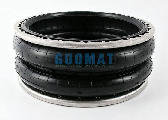 215 Double Air Bellow W01-358-7230 Firestone Air Spring Col côtelé Rings de perles en aluminium