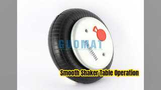 Soufflet pneumatique pour tables vibrantes Contrôle des vibrations